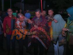 Pj Wali Kota Padangsidimpuan Sambut Kapolres Baru Dengan Tradisi Mangulosi