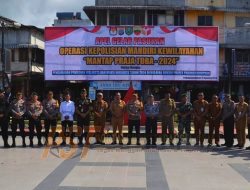 Polres Padangsidimpuan Gelar Apel Pasukan OPS Mantap Praja Toba 2024
