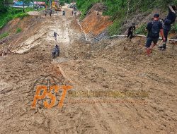 Jalan Batu Jomba di Tapanuli Selatan Semakin Ekstrem