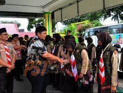 Plt. Sekda Kota Padangsidimpuan Lepas Kontingen Kemah Kaldera Toba IV