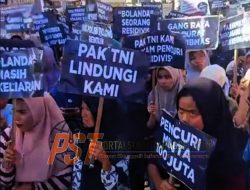 Ratusan Warga Gang Raya Geruduk Mapolres Padangsidimpuan, Tuntut Keadilan