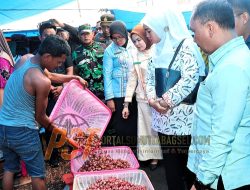 Sekda Tapsel Pantau Harga Sembako di Pasar Sipirok Jelang Ramadan