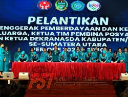 Ny. Murni Gus Irawan Pimpin TP PKK Tapsel untuk Lima Tahun ke Depan