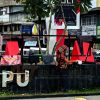 Alun-Alun Alaman Bolak Jadi Tempat Jemuran Pakaian