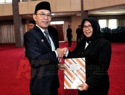 Bupati Tapsel Gus Irawan Lantik Lima Pejabat Baru