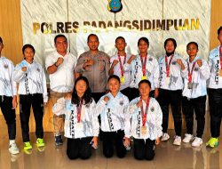 Kapolres Padangsidimpuan Sambut Atlet Karate Berprestasi