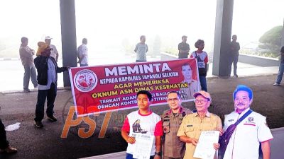 DPD WIB Gelar Aksi Unjuk Rasa, Desak Bupati Tapsel Copot Sekretaris Dinas Kesehatan