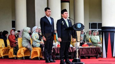 Upacara Hari Pahlawan Bupati Palas Singgung Kemerdekan Tidak Jatuh Dari Langit