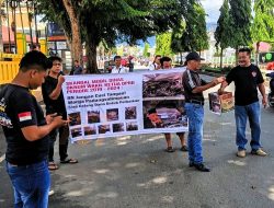 Aksi Galang Dana, Warga Padangsidimpuan ‘Sentil’ Oknum Wakil Ketua DPRD Soal Mobil Dinas Mangkrak