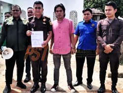 Gerakan Mahasiswa Peduli Rakyat Padang Lawas Serahkan Laporan Dugaan Penyalahgunaan DD Lubuk Bunut Ke Kejari Palas