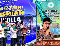 Plt. Sekda Rahmat Marzuki Hadiri Milad Muhammadiyah ke-113 dan Resmikan Musholla UKSA Aisyiyah