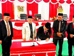 DPRD Palas Gelar Rapat Paripurna Penetapan APBD Dan PAD  Kab.Padang Lawas