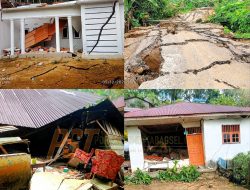 Seluruh Penduduk Desa Tandihat Tapanuli Selatan Mengungsi Total, Desa Kini Kosong dan Suram