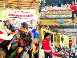 PMI Padangsidimpuan Sebarkan Bantuan Korban Banjir dan Longsor di Tapanuli Selatan