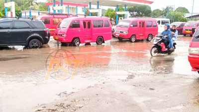 Pemko Padangsidimpuan Diminta Segera Atasi Draniase Tersumbat Depan SPBU Hapinis