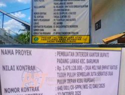 DPD Waktu Indonesia Bergerak Soroti  Sejumlah Proyek Fisik Di Palas Belum Selesai  Dikerjakan Dipenghujung Tahun 2025