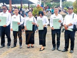 Bupati Nias selatan Resmi Serahkan SK dan SPT PPPK Paruh Waktu, Di Dapil II kecamatan Amandraya