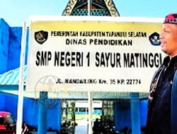 Koorda Grib Tabagsel Desak Bupati Tapsel Copot Kepsek SMPN 1 Sayur Matinggi