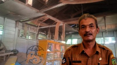 Ruang Perpustakaan SD Negeri 1001 Batang Bulu Kecamatan Barsel Butuh Perhatian