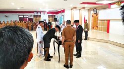 Bupati Nias Selatan Sokhiatulo Laila Lantik Pj Sekda dan Struktural Fungsional