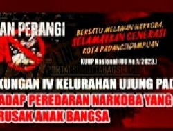 Warga Lingkungan IV Ujung Padang Bersatu: Tolak Narkoba, Dukung Penuh Gerakan Sikat Narkoba