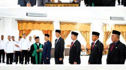 Bupati Palas Lantik Lima Pejabat Tinggi Pratama Dilingkungan Pemerintahan Kab.Padang Lawas