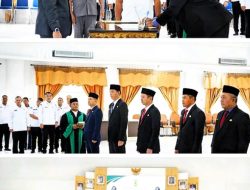 Bupati Palas Lantik Lima Pejabat Tinggi Pratama Dilingkungan Pemerintahan Kab.Padang Lawas